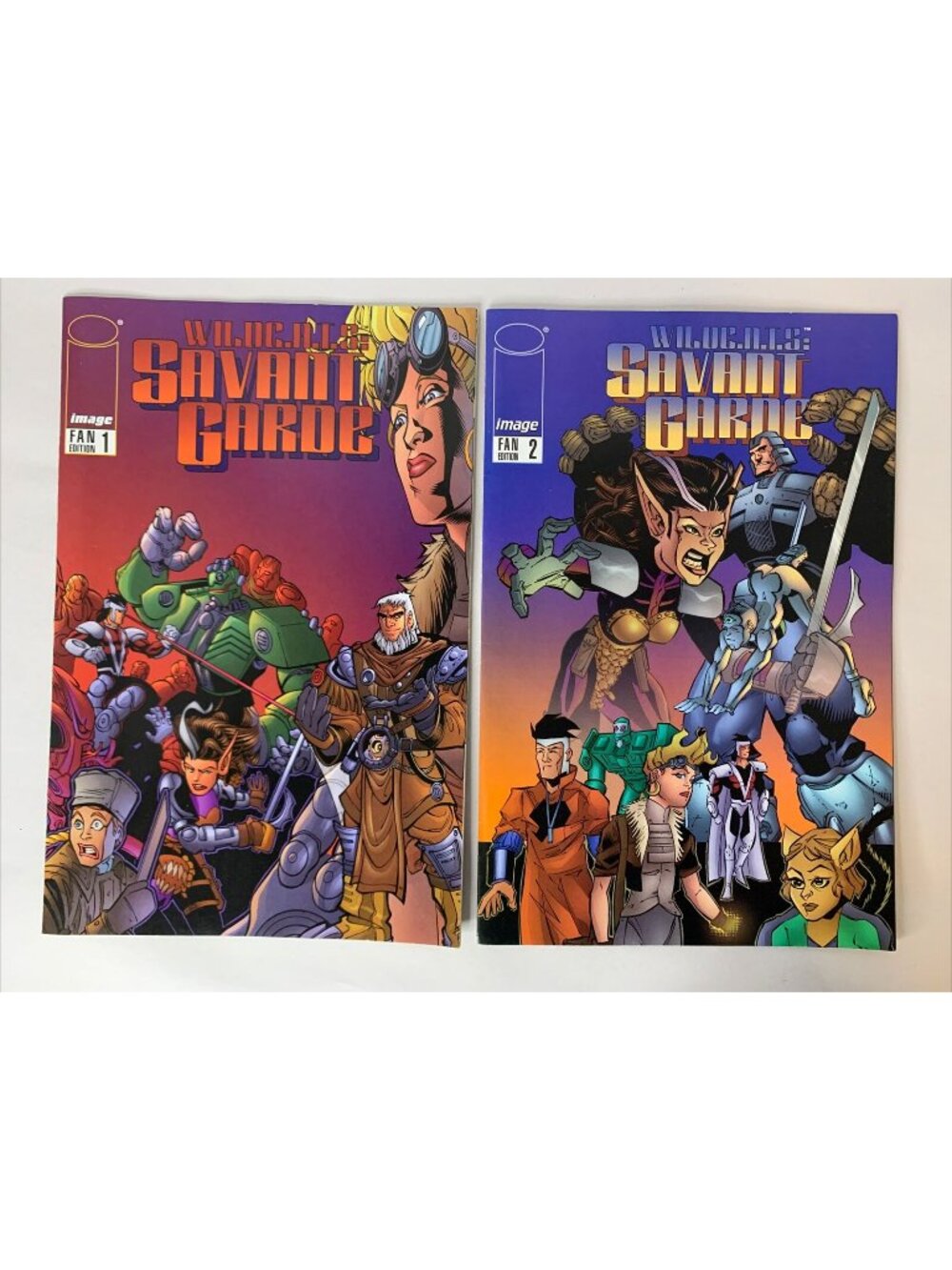 WildC.A.T.S Savant Garde Fan Edition #1-2 Image Comics 1997 Comic Book Lot VF